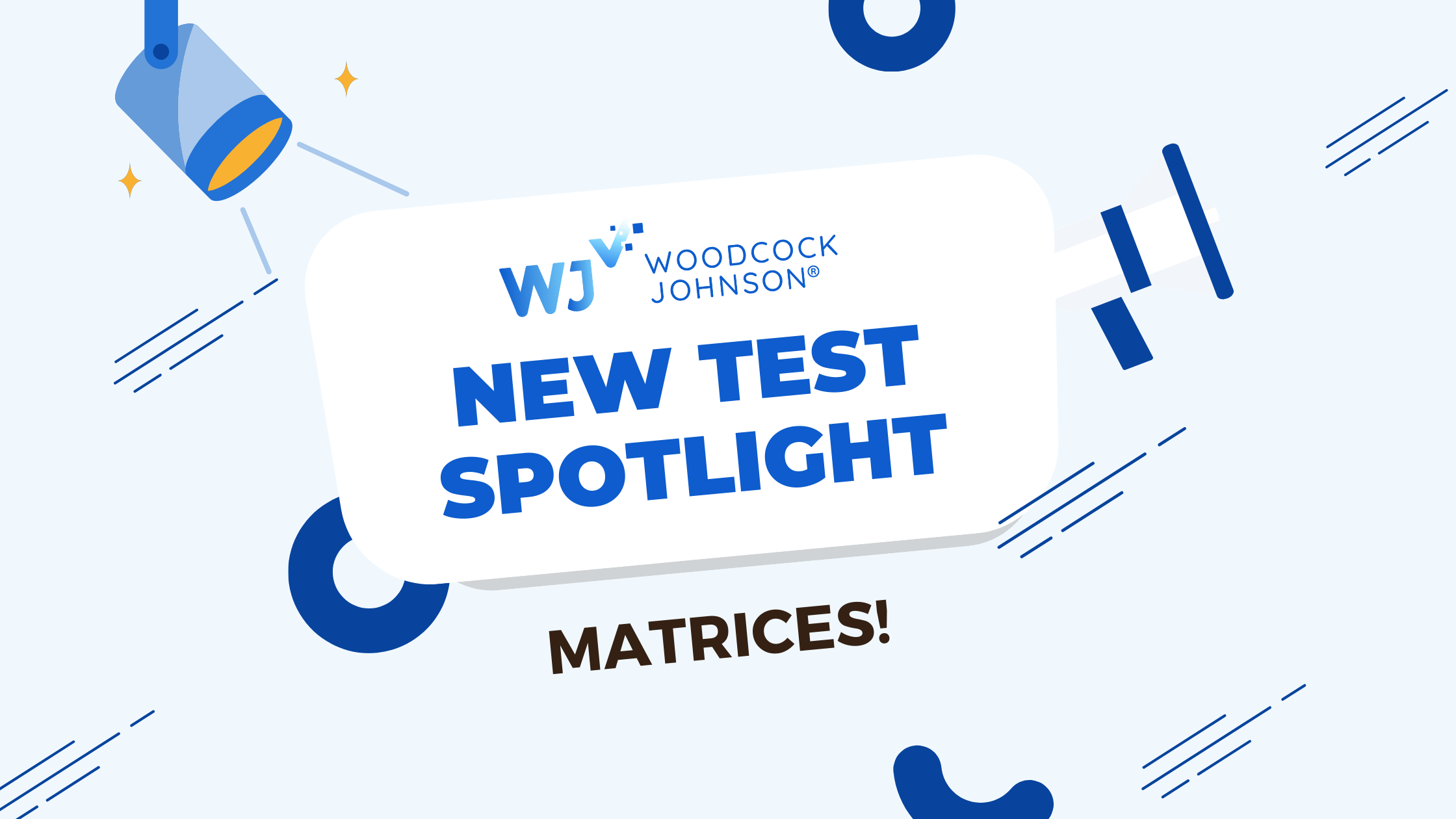 WJ V Test Spotlight: Revolutionize Cognitive Assessment with the New ...